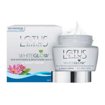 Buy Lotus Herbals Whiteglow Skin Whitening Brightening Nourishing Night Cream On Slayforever Com At Best Price