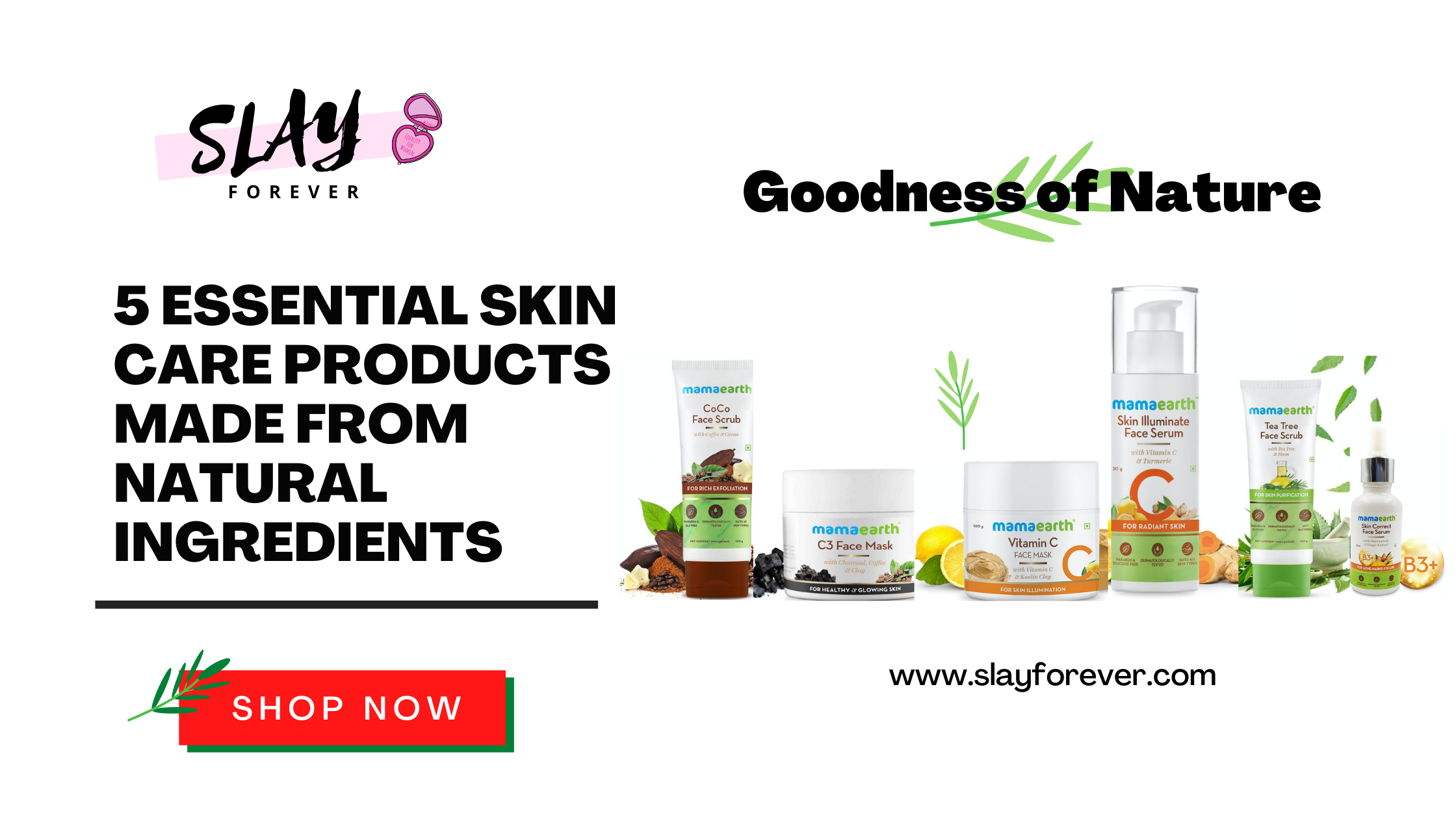 5 Essential Skin Care Products Made from Natural Ingredients