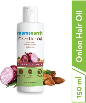 Mamaearth Onion Oil for Hair Regrowth & Hair Fall Control Hair Oil- Slay Forever