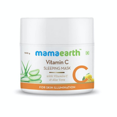 Mamaearth vitamin c sleeping mask with Aloe Vera