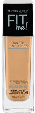 Maybelline New York Fit Me Matte+Poreless Liquid Foundation