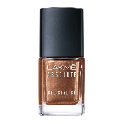 Lakme Absolute Gel Stylist Nail Color Gold Dust