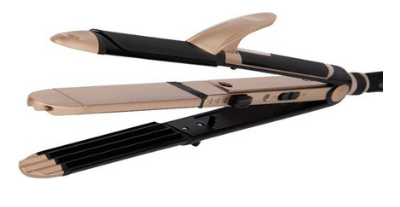 VEGA VHSCC 01 3 in 1 Hair Straightener  (Gold, Black)